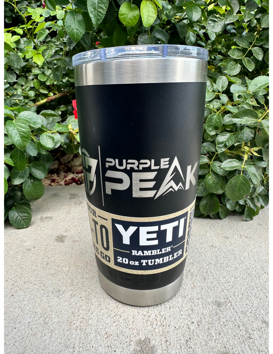 Purple Peak 20oz Yeti Tumbler